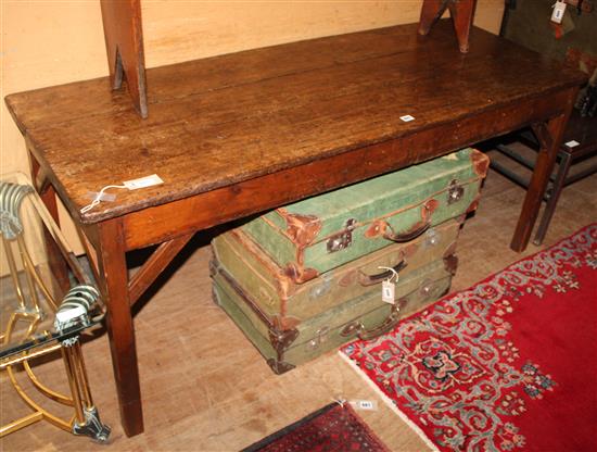 19th century pine side table